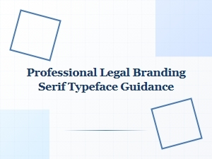Professional Legal Branding with Serif Typefaces